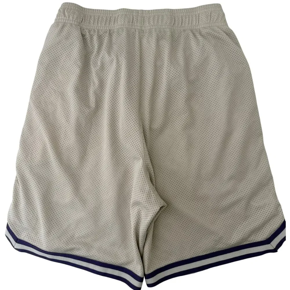 NBA Men’s Lakers Mesh Basketball Shorts Medium White